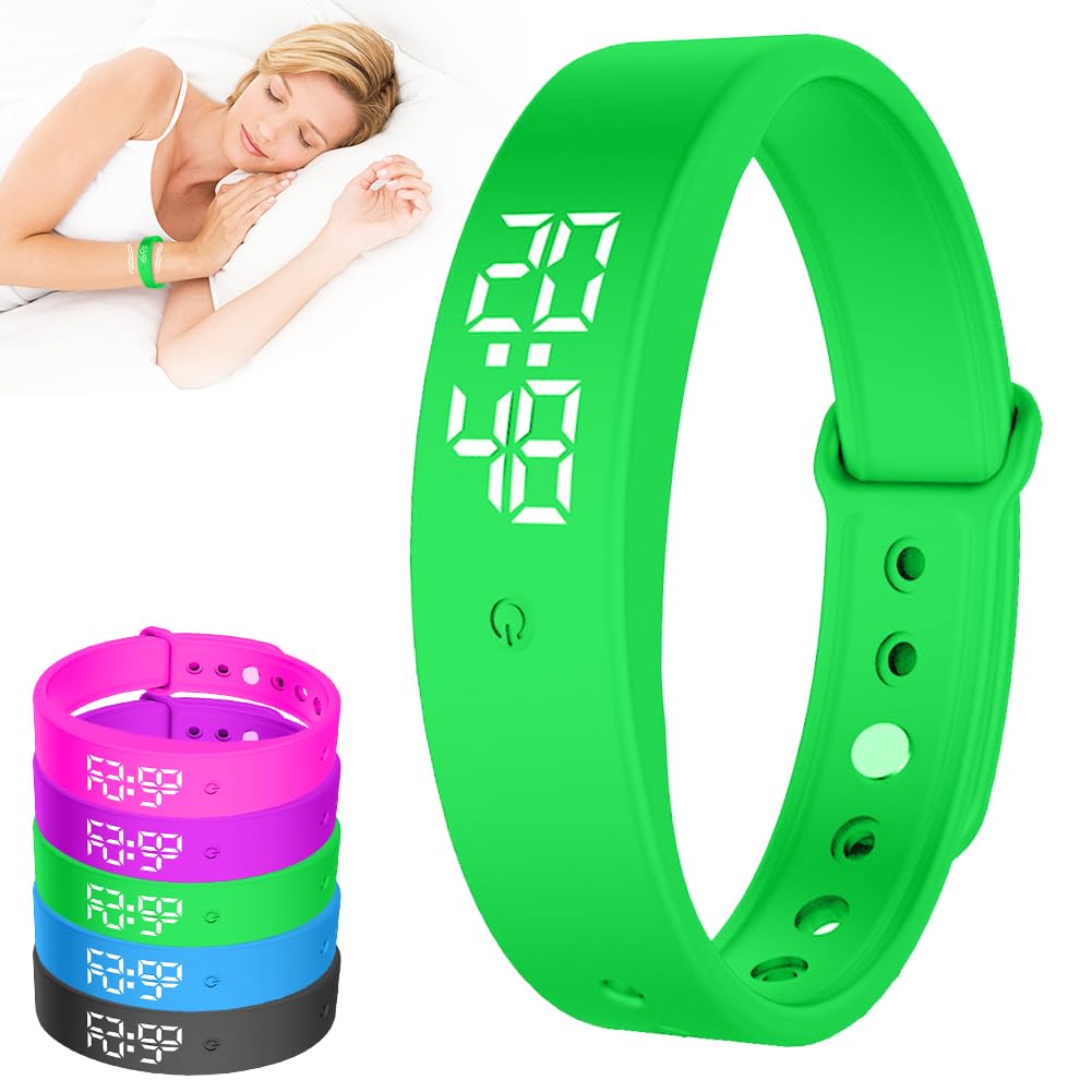 Vibrationsalarm Erinnerung Uhr, Vibrationswecker Armband, Silent Vibrating Alarm Reminder Watch mit