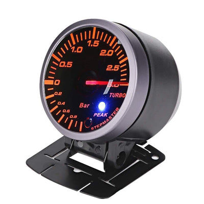 KSTE 2,5-Zoll-60mm 3.0 Bar Auto-Änderung Turbo-Boost-Messgerät Meter Zeiger DC12V