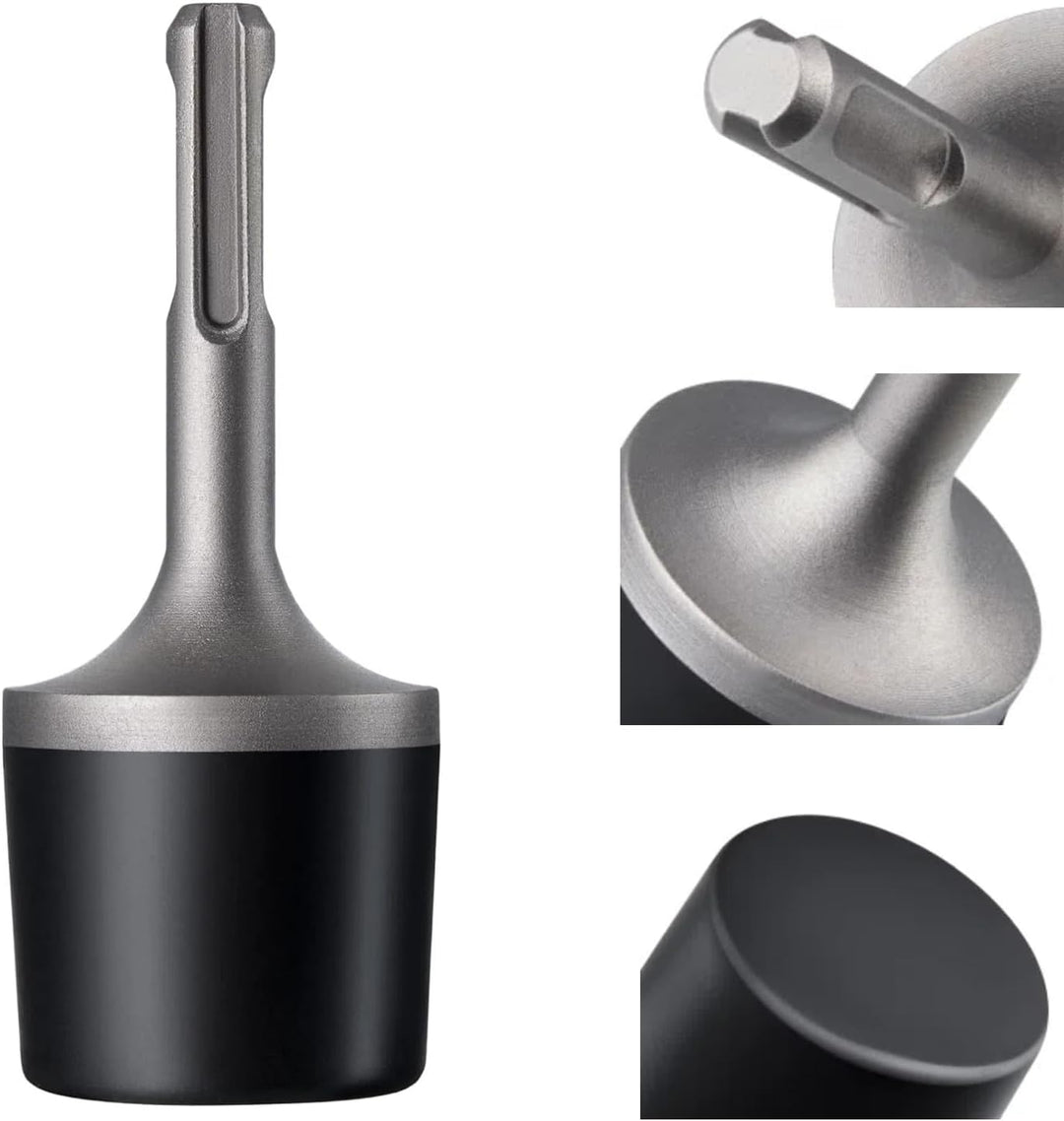 2Pcs Angetriebener Gummihammer mit SDS PLUS-Griff Gummi-Werkzeug Hammer für präzise Heizkörperrepara