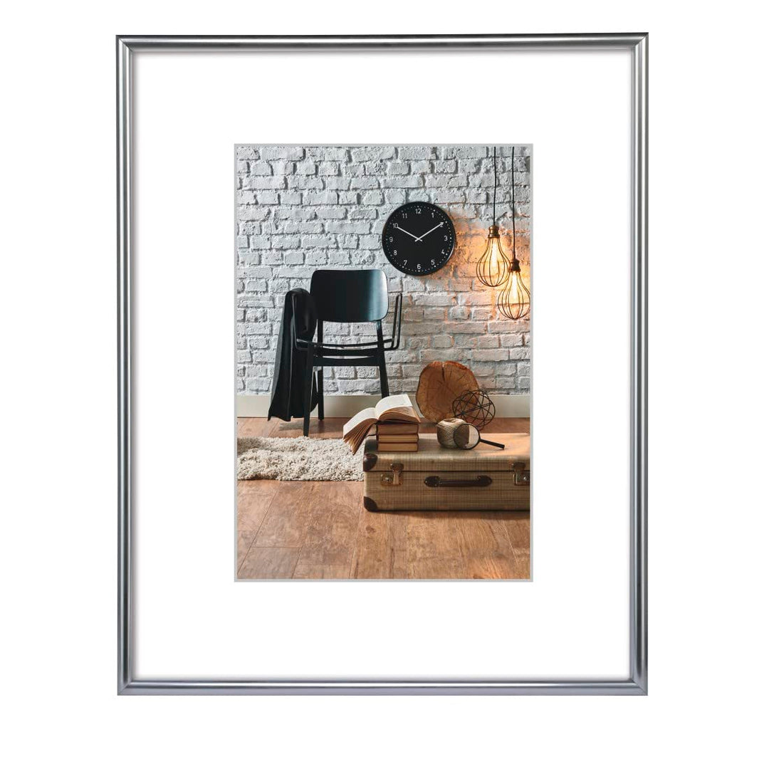Hama Bilderrahmen „Sevilla“, 50x70cm (Kunststoffrahmen, Fotorahmen, Hochformat, Querformat, zum Häng