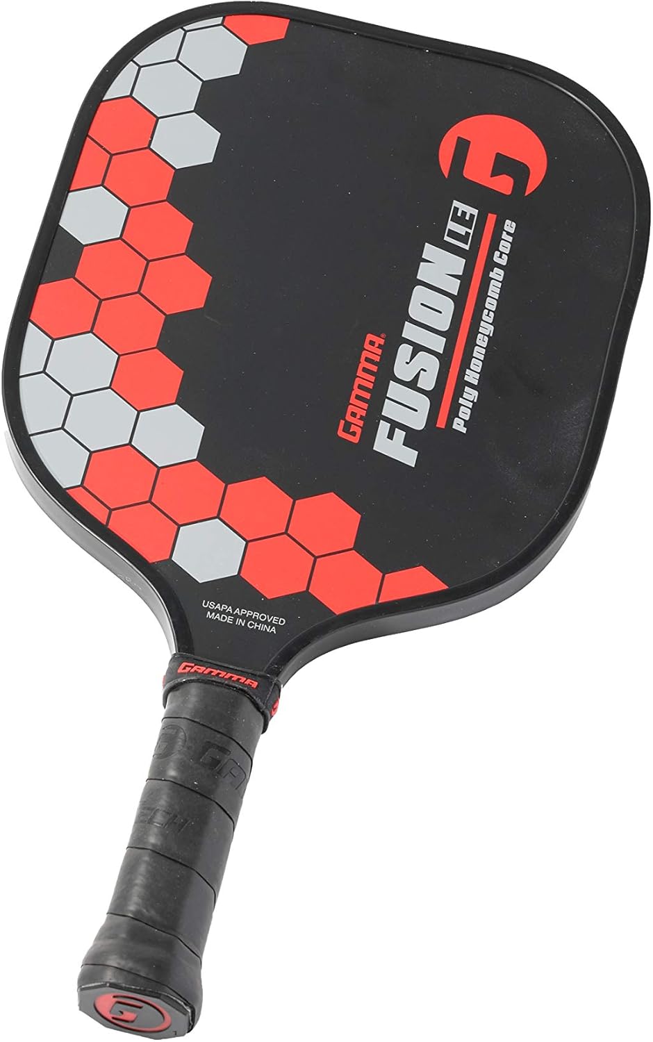 Gamma Poly Core Pickleball-Paddel: Pickle Ball Paddel für drinnen und draussen – strukturierte Graph