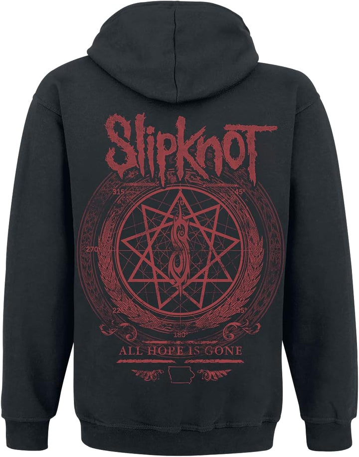 Slipknot Blurry Männer Kapuzenpullover schwarz Band-Merch, Bands 4XL Schwarz, 4XL Schwarz