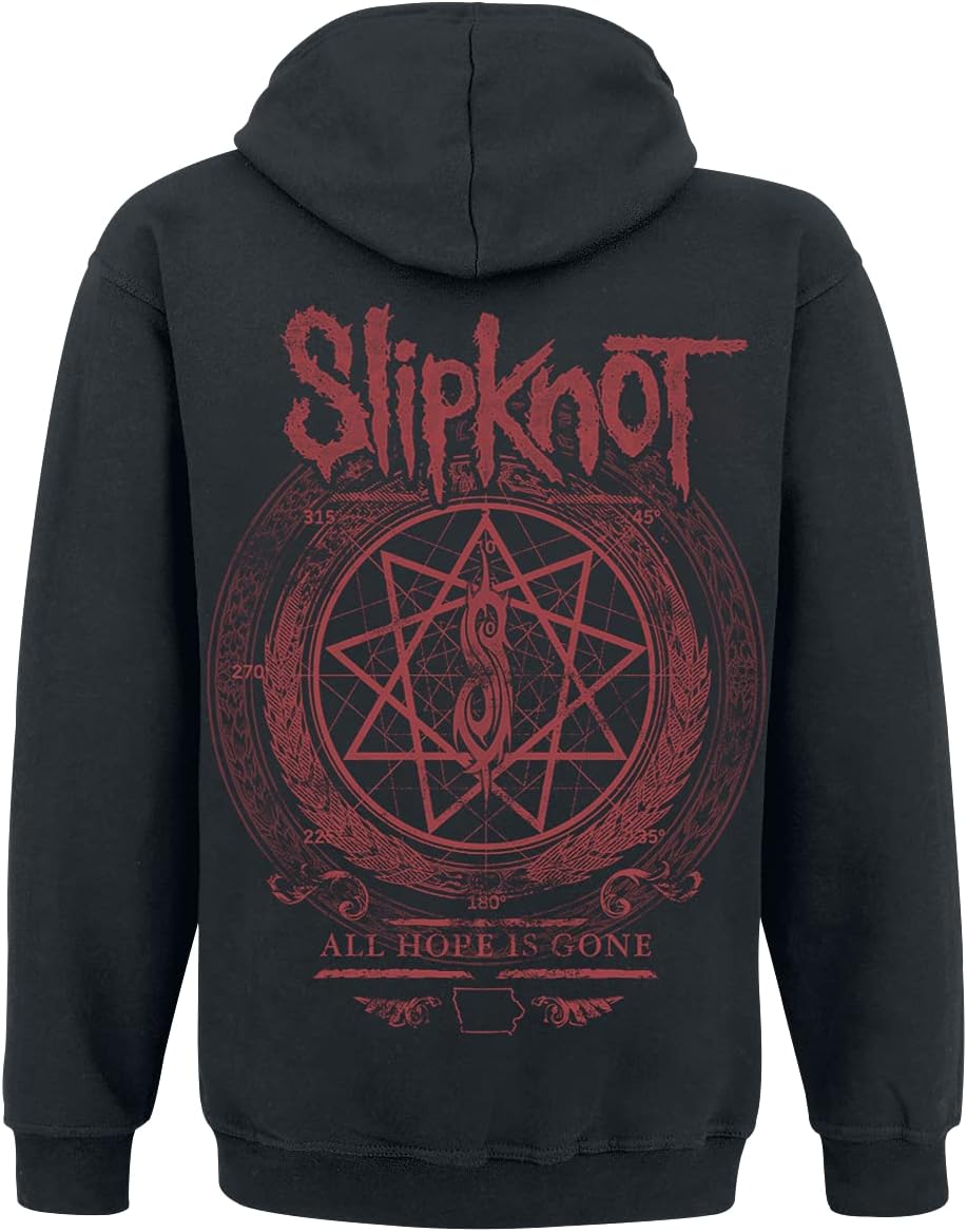 Slipknot Blurry Männer Kapuzenpullover schwarz Band-Merch, Bands S Schwarz, S Schwarz