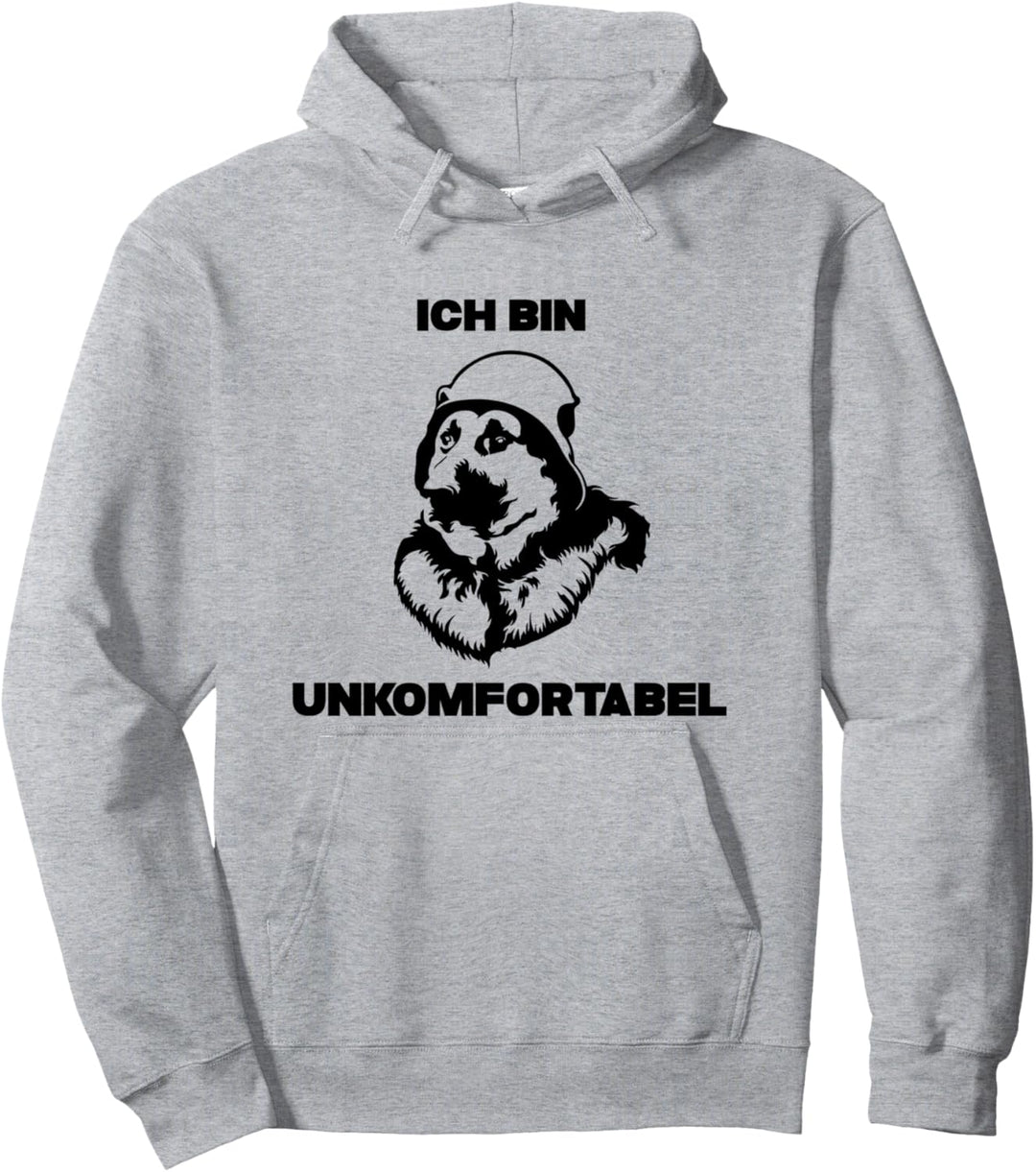 Ich Bin Unkomfortabel Deutsche Memes Pullover Hoodie