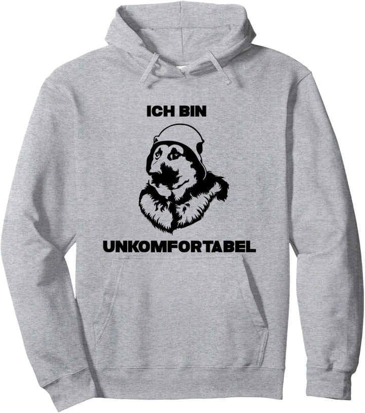 Ich Bin Unkomfortabel Deutsche Memes Pullover Hoodie