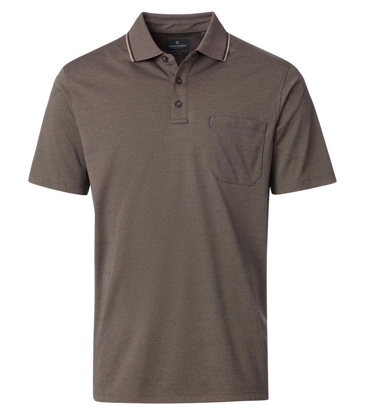 CASAMODA Polo-Shirt Uni S Beige (617), S Beige (617)