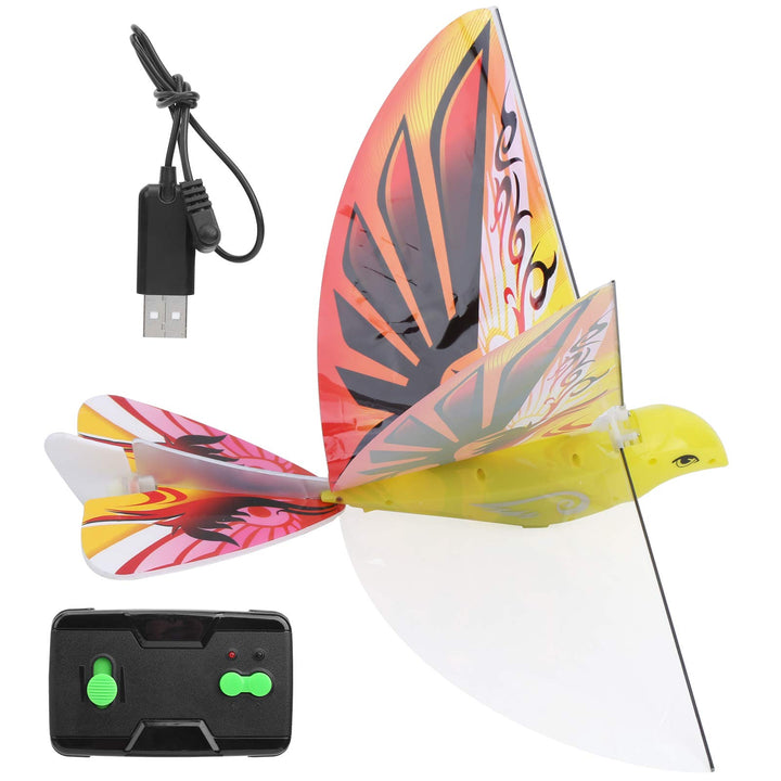 Dilwe RC Flying Bird Spielzeug, Ferngesteuerter Fliegender Vogel, LED, 2,4 GHz, inkl. Fernbedienung,