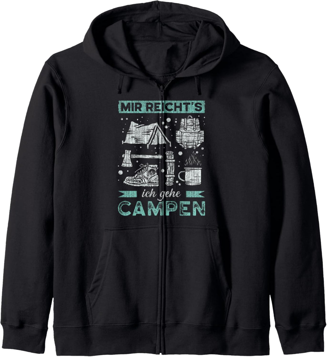 Camper Spruch, Urlaub Campingplatz, Camping-Zubehör Kapuzenjacke