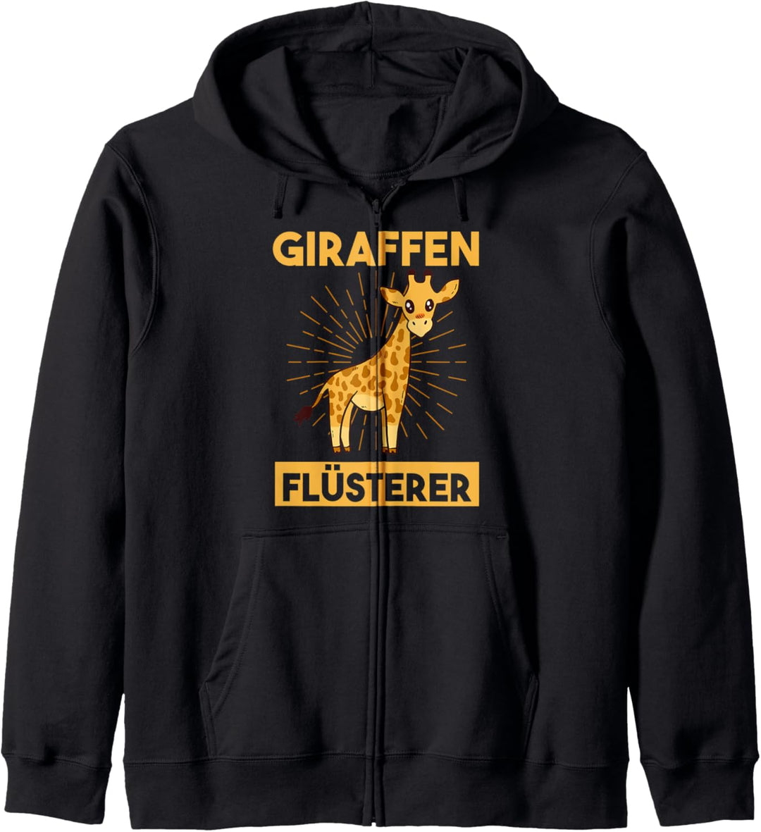 Giraffe Flüster Kapuzenjacke