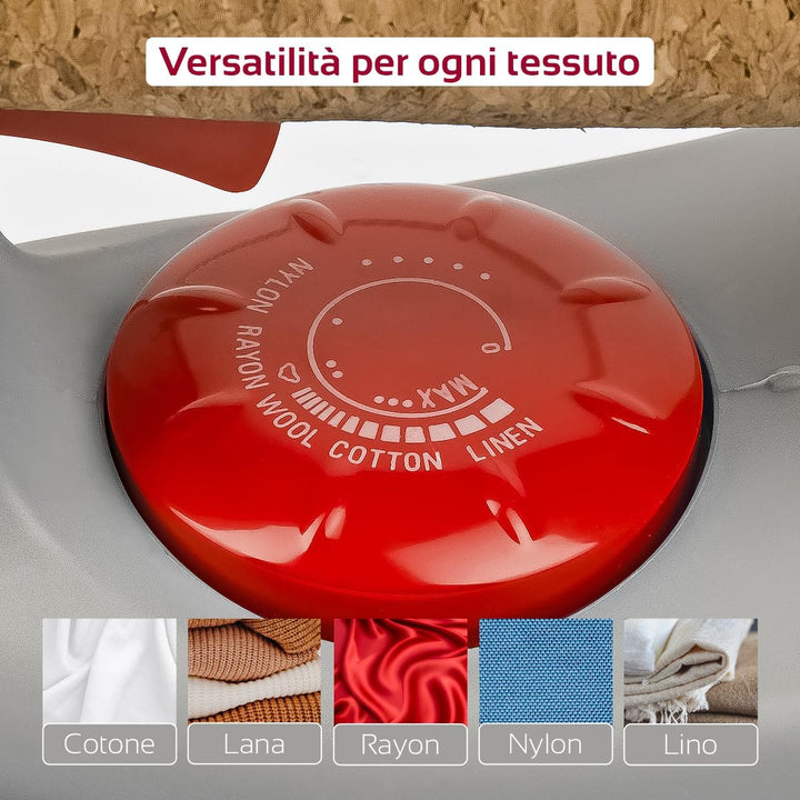 Girmi ST03 Bügelsystem, 2000 W, 700 Milliliter, Kunststoff