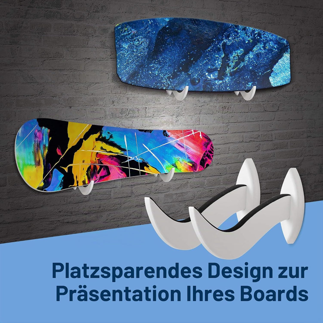 Hang 11 Surfboard Wandhalterung,Rack für Surfboard, Snowboard, Longboard, Skateboard, Wakeboard, der