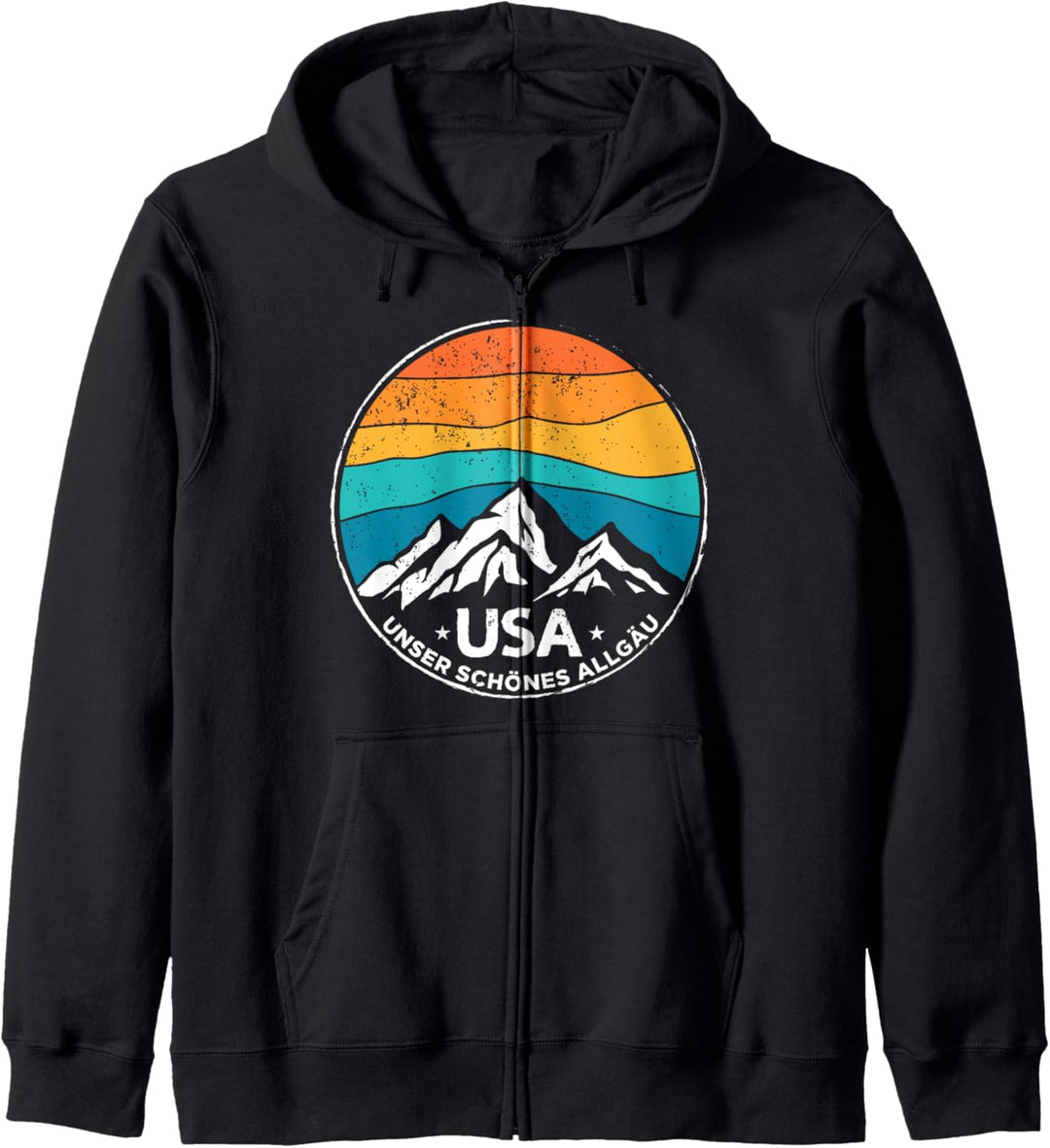 Allgäu USA Unser Schönes Allgäu Berge Wandern Alpen Kapuzenjacke