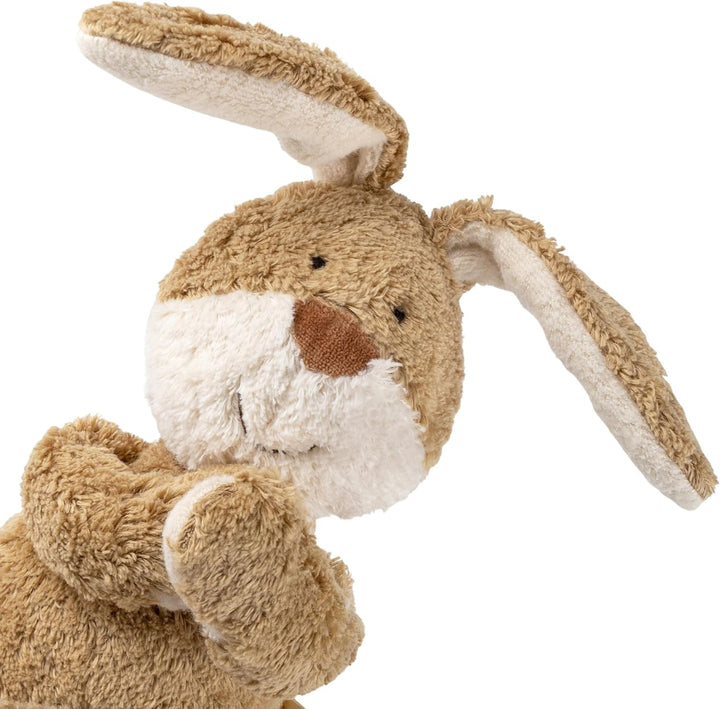 SIGIKID 39520 Kuscheltier Hase Green Mädchen und Jungen Babyspielzeug empfohlen ab Geburt beige Hase