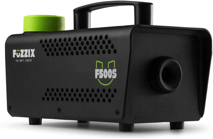 Fuzzix F500S Nebelmaschine Mini mit Funk-Fernbedienung, Nebelmaschine Halloween, 500 Watt Rauchmasch