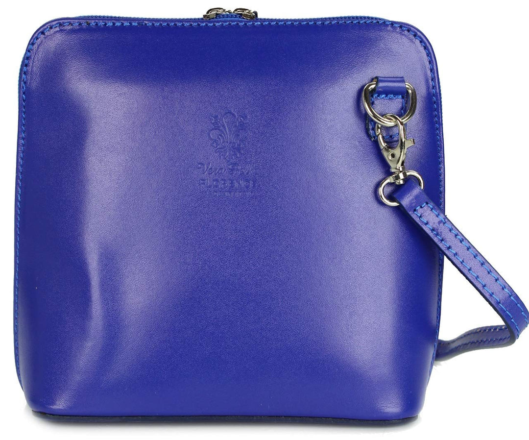 Belli italienische Ledertasche Damen Umhängetasche klein Handtasche Schultertasche Abendtasche in ro