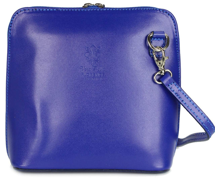 Belli italienische Ledertasche Damen Umhängetasche klein Handtasche Schultertasche Abendtasche in ro