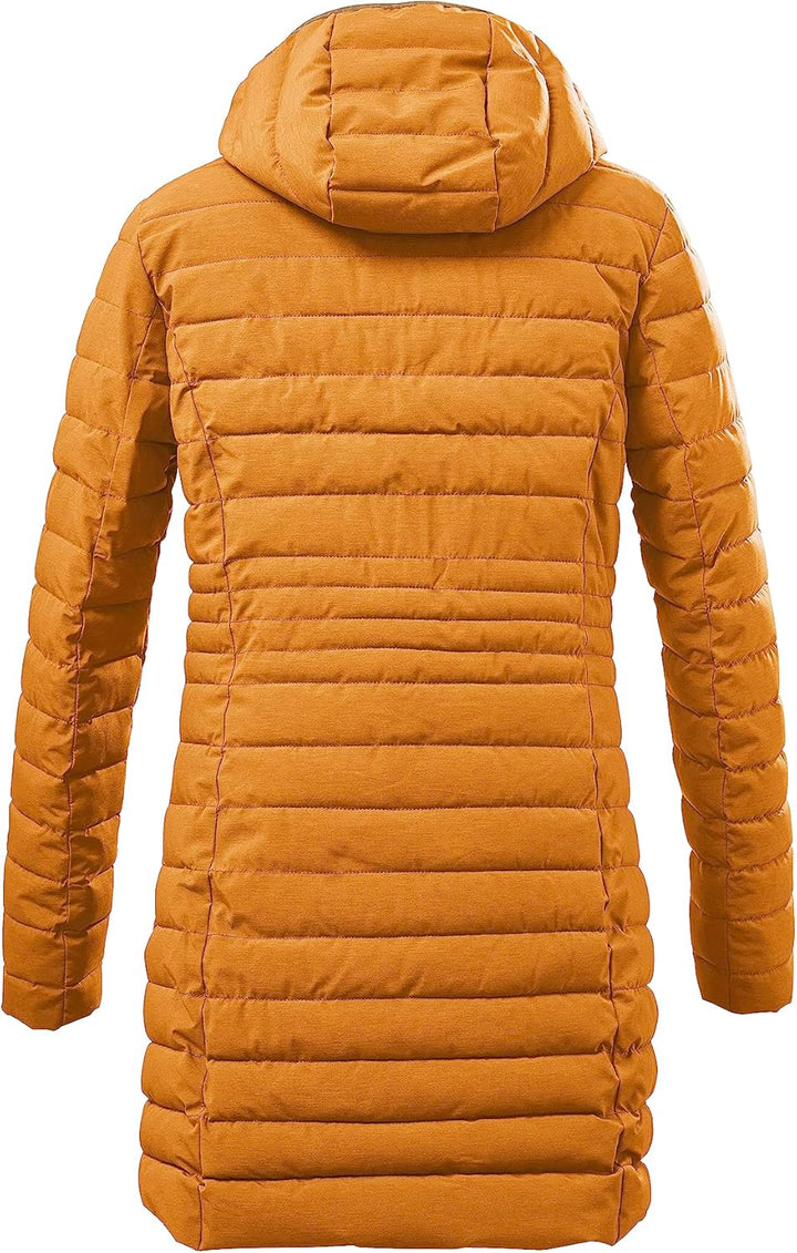 G.I.G.A. DX Damen Bacarya Casual Funktionsparka in Daunenoptik mit abzippbarer Kapuze 48 dark curry,