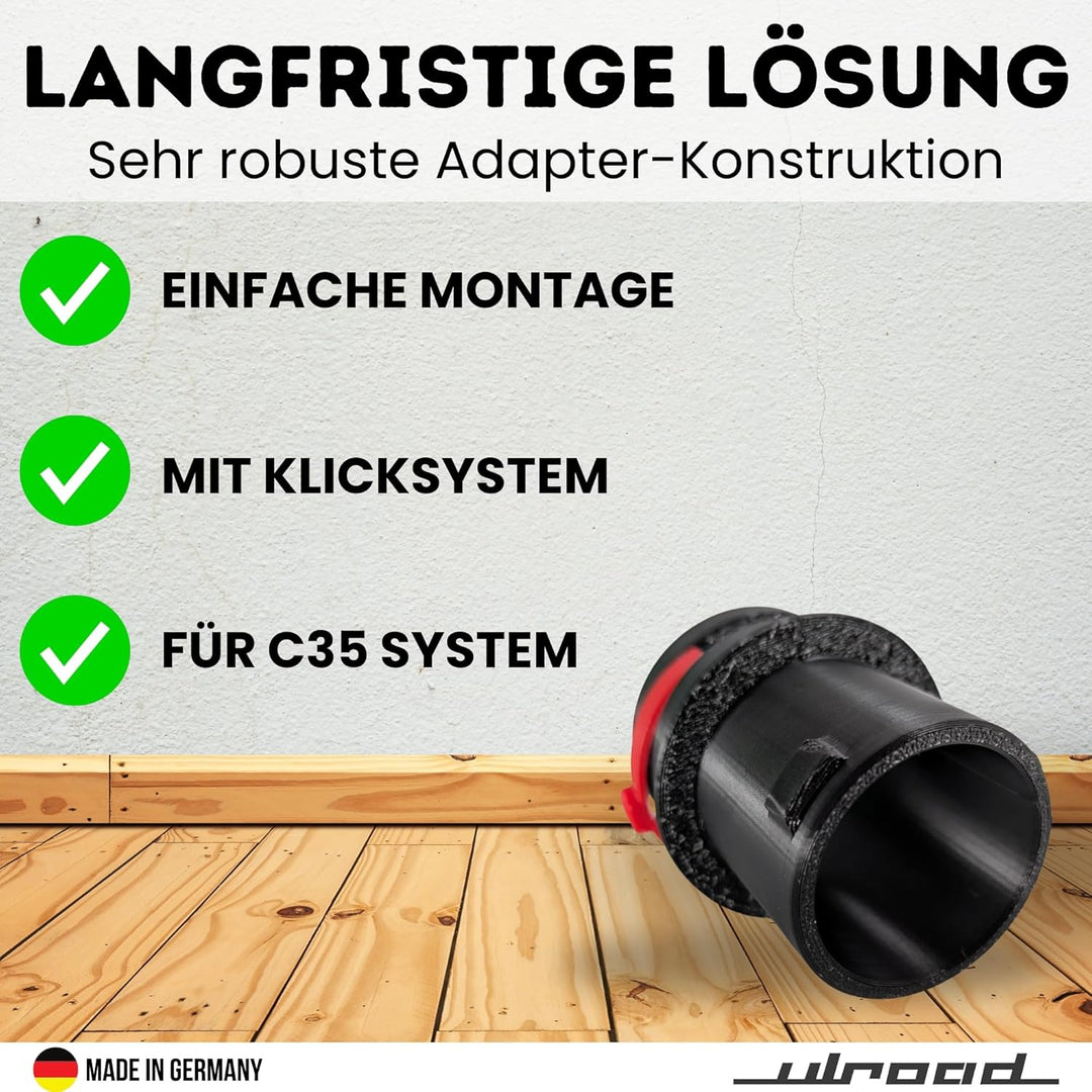 kompatibel mit Bosch Click and Clean MALE C35 Staubsauger Adapter für OSVAC M32 Zubehör für Nass-und