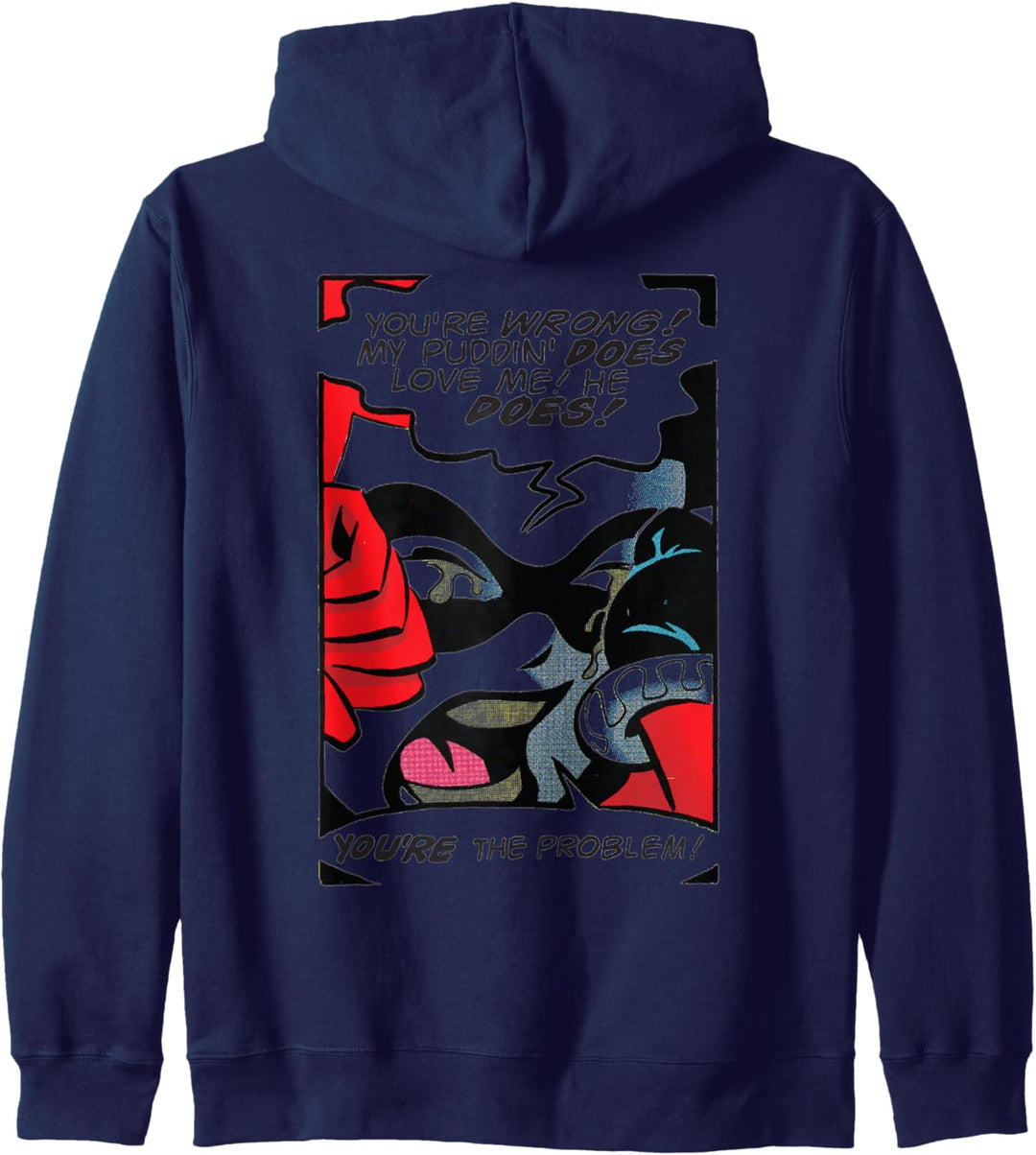 DC Harley Quinn Paneel Puddin Kapuzenjacke