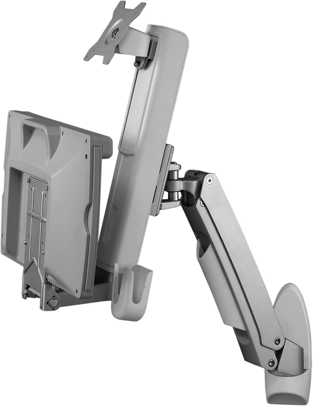 ICY BOX IB-MS600-W Wandhalterung fuer einen Monitor bis zu 24 zoll (61 cm) Bildschirmdiagonale mit T
