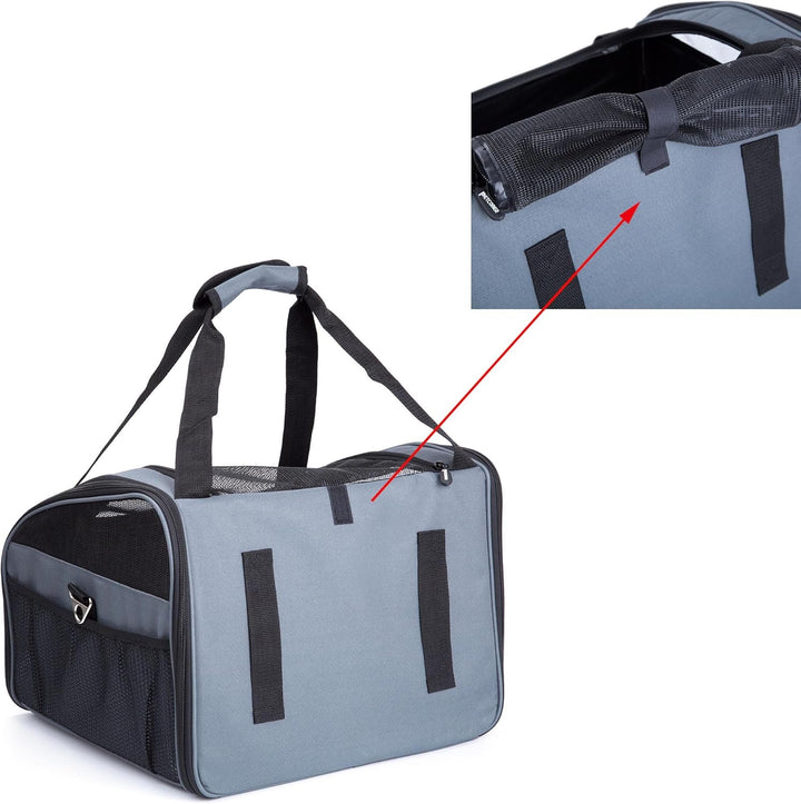 Autositz für Haustiere, faltbar, Transportbox für Hund/Katze