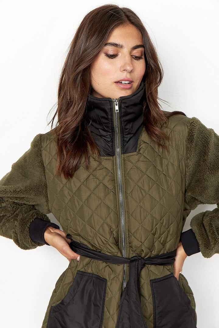 SOYACONCEPT Damen Jacke L Dark Army Combi, L Dark Army Combi