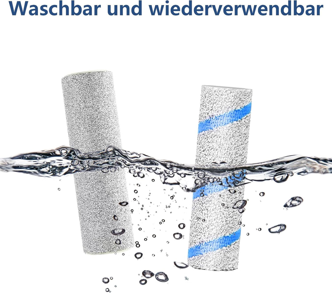 Rollentuch für Ecovacs Deebot X8, T80 Omni,X11 Omni Cyclone Saugroboter | X9 Pro Omni Zubehör, 2 Stü