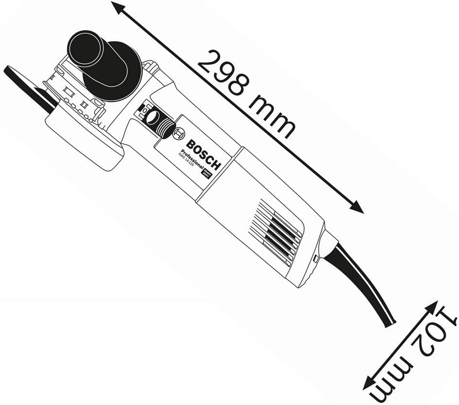 Bosch Professional Winkelschleifer GWX 14-125 (mit X-LOCK-Aufnahme, 1.400 Watt, ScheibenØ: 125 mm, i