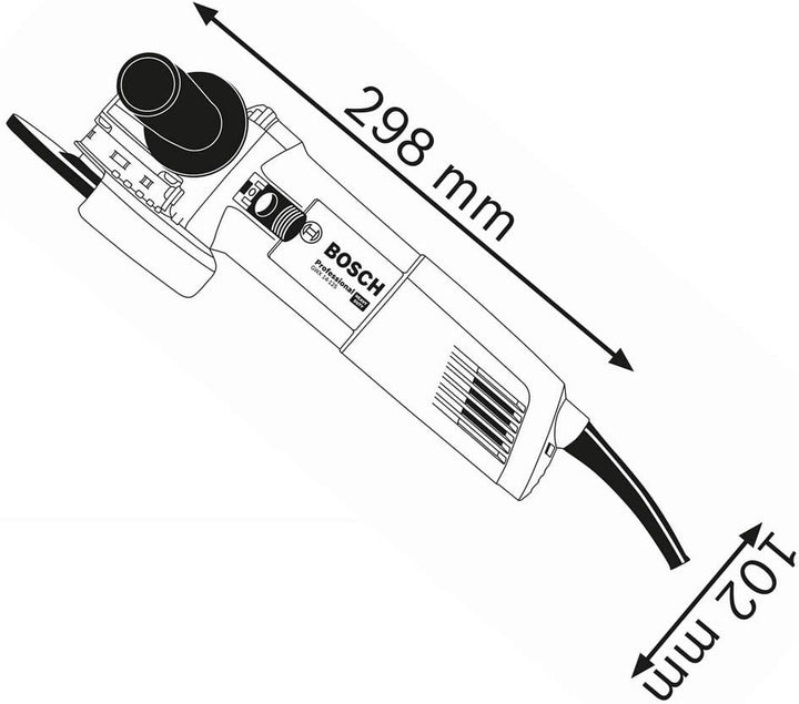 Bosch Professional Winkelschleifer GWX 14-125 (mit X-LOCK-Aufnahme, 1.400 Watt, ScheibenØ: 125 mm, i