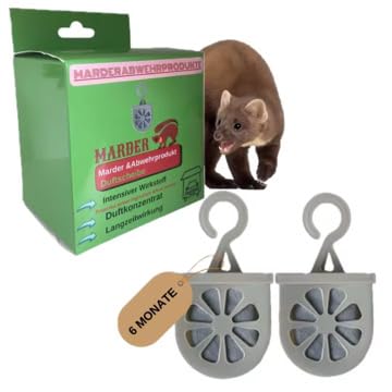 Marderschreck Auto - 6-Monat Marderabwehr Auto Duftstoff Haken Sicher Für Haustiere - Effektiver Mar