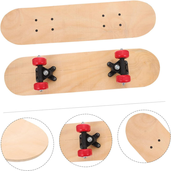 EXCEART 1stk Handgezeichnetes Skateboard Skateboard-Tisch Selber Machen Leeres Skateboarddeck Dekora