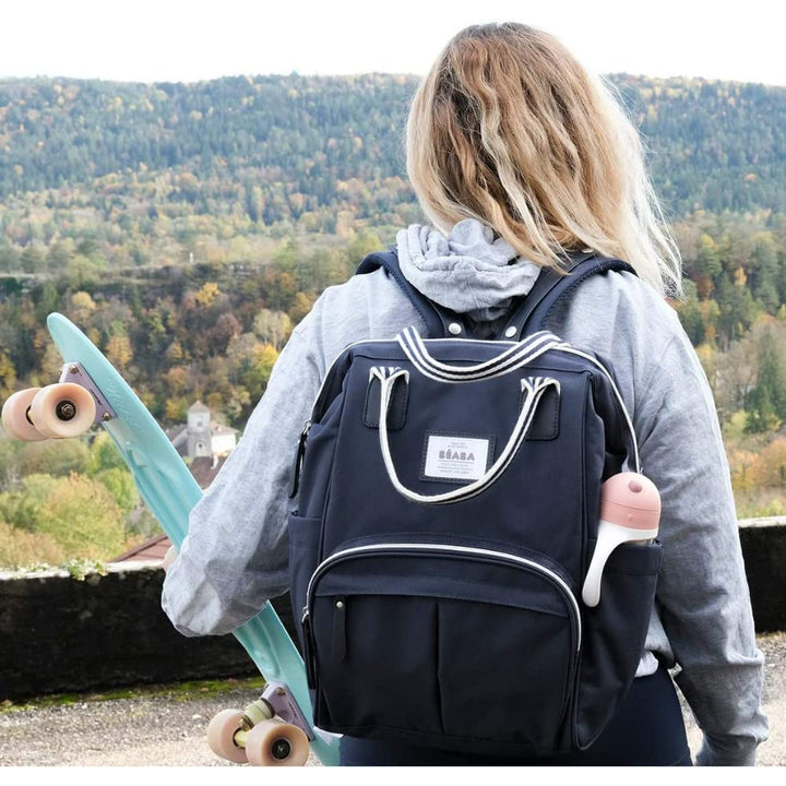 BÉABA - Wickelrucksack für Babys - Grosses Fassungsvermögen - Inklusive Wickelunterlage - Zahlreiche