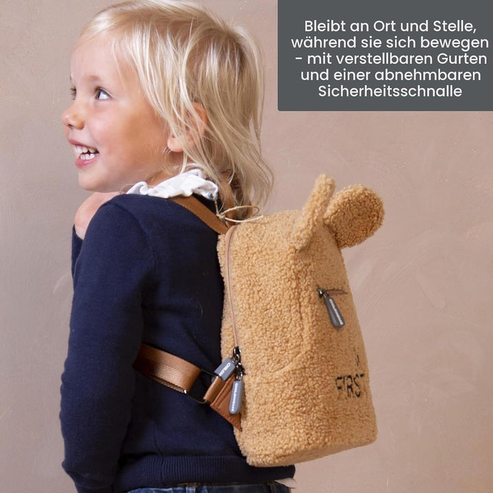 Childhome, Rucksack für Kinder, Baby, Schule, Kindergarten, Krippe, zwei Fächer, geeignet für Lunchb