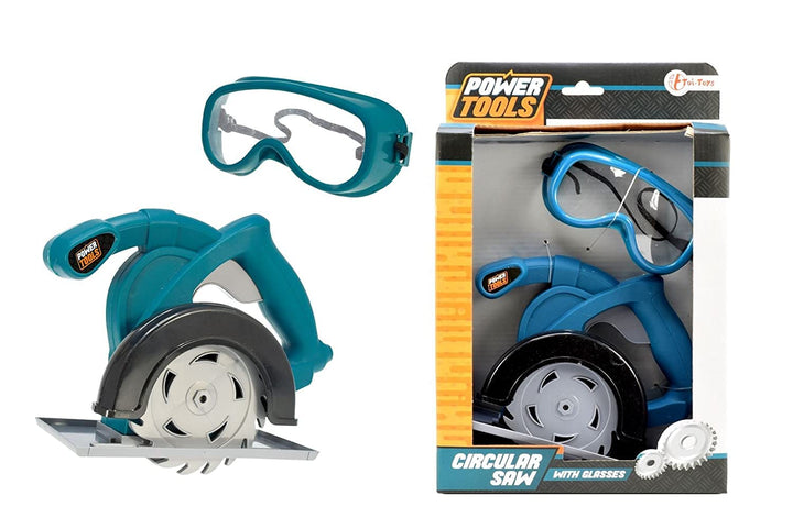 Toi-Toys - Power Tools 38033A-Scie Circular Sicherheitsbrille, Spielzeug, Werkzeug für Kinder, 38033