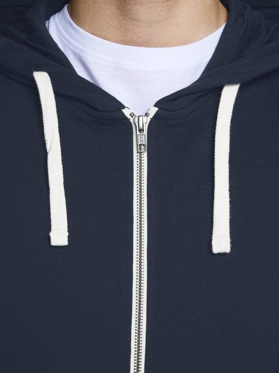 Jack & Jones Hoody Herren mit Kapuze L Blau (Navy Blazer Fit: Reg Fit), L Blau (Navy Blazer Fit: Reg