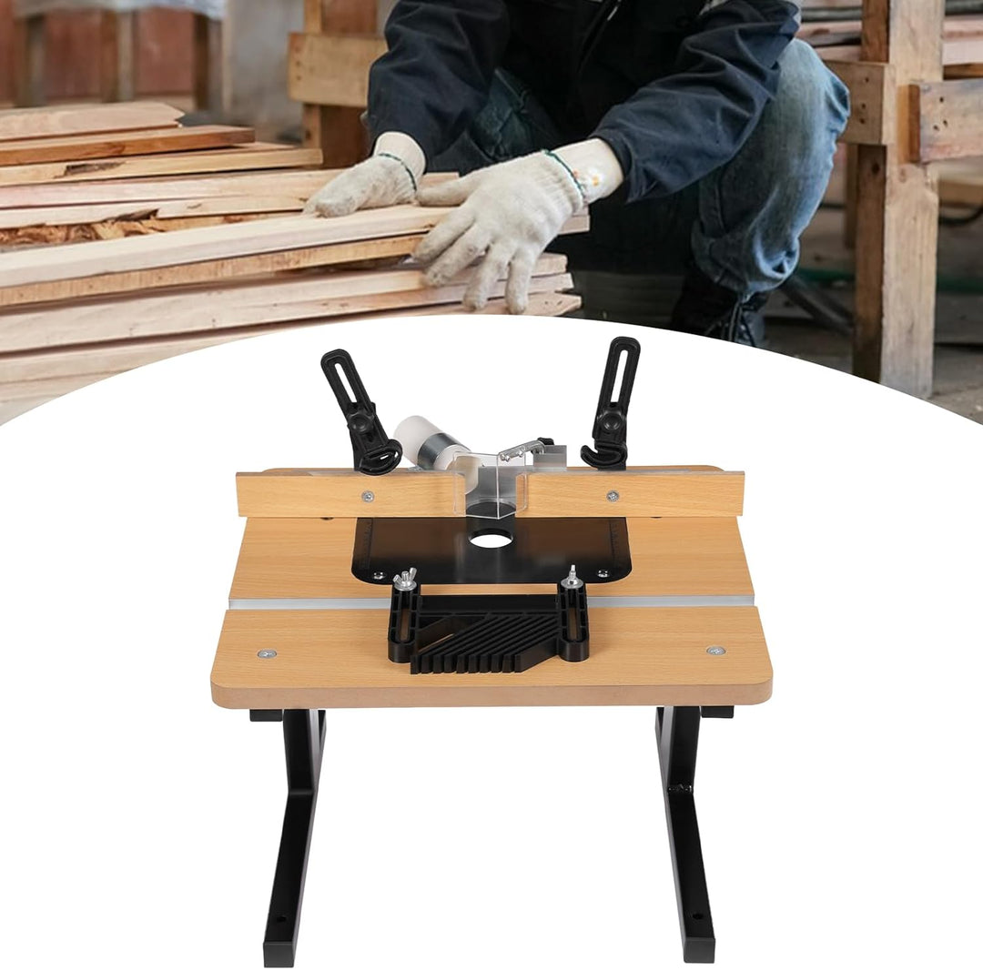 Oberfrästisch Holzbearbeitung Router Tisch MDF Router Tisch Rückenlehne links und Rechts Verschoben