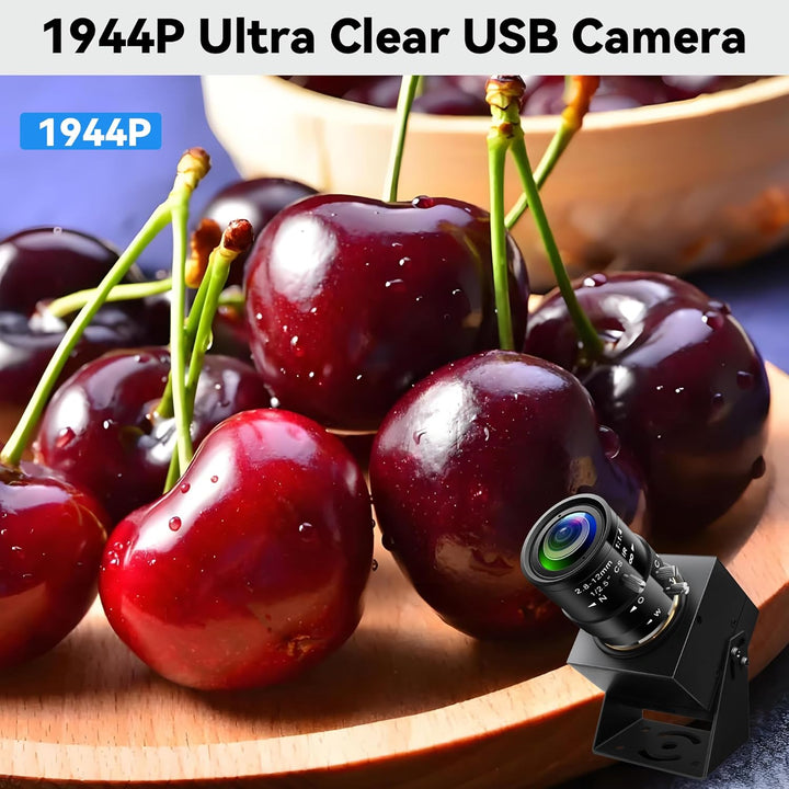 ELP 5 Megapixel USB Kamera CS Mount Webcam mit manuellem Fokus und 2,8–12 mm 4-Fach optischem Teleob