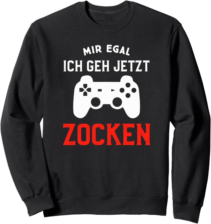 Zocken Controller Konsole Gamer Sweatshirt