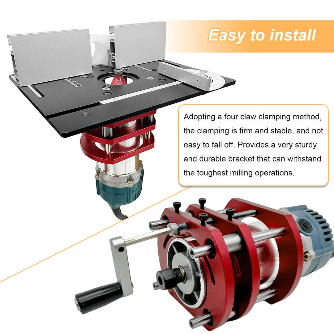 Frästisch für Oberfräse Einlegeplatte Set, OberfräSentisch und Tischfräsmaschine, Router Table, Plan
