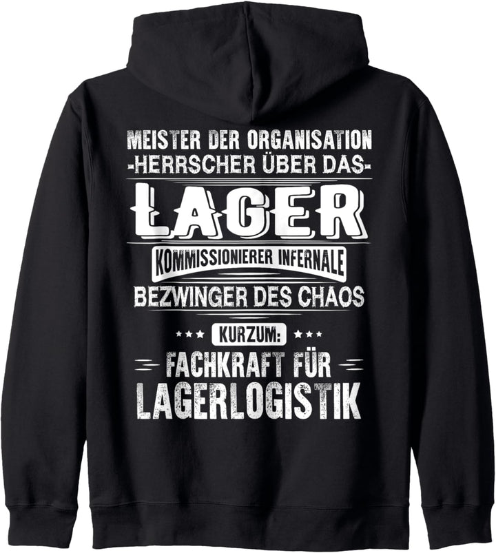 Meister Der Organisation Fachkraft für Lagerlogistik Kapuzenjacke