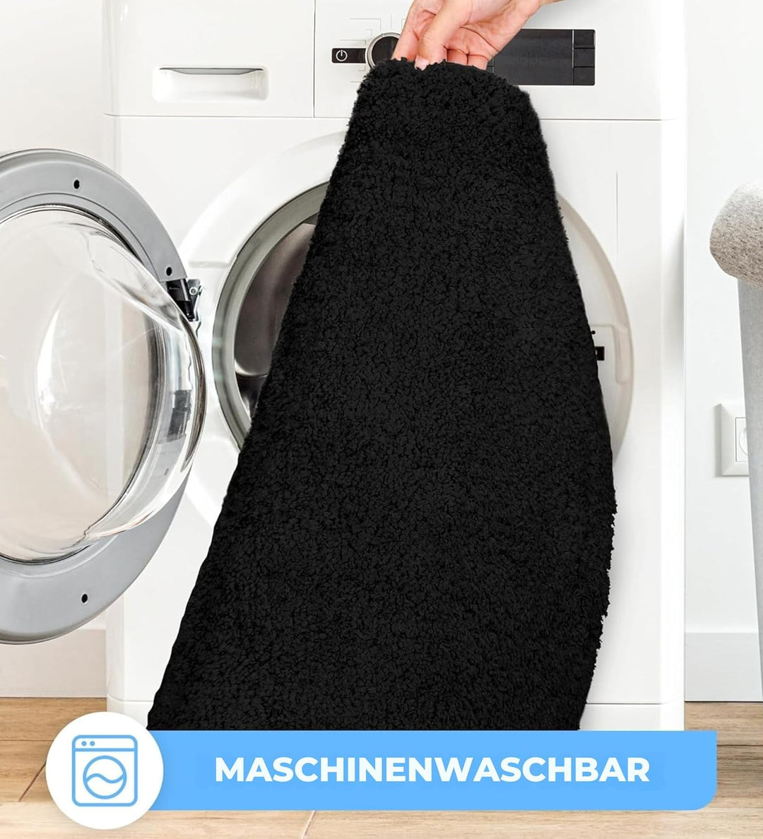 Sentidos Badematte Badteppich rutschfeste,weicher Badezimmerteppich Wasserabsorbierend maschinenwasc