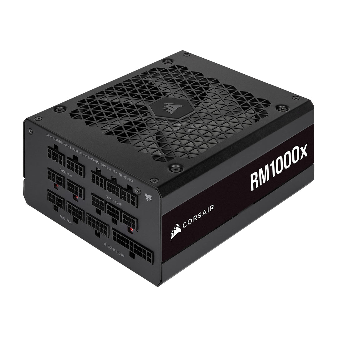 Corsair RM1000x 80 PLUS Gold Vollmodulares 1000 Watt ATX-Netzteil (135-mm-Lüfter mit Magnetschwebela