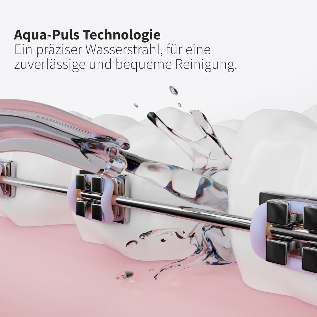 Zahnheld® Ersatzdüsen Basic für Munddusche Aquadent (6 Stück, weiss) 6 Stück Weiss, 6 Stück Weiss