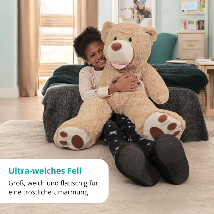 Bananair - Riesiger Plüschbär – ultraweich und flauschig, sicher umarmt – XXL-Teddybär, für Geburtst