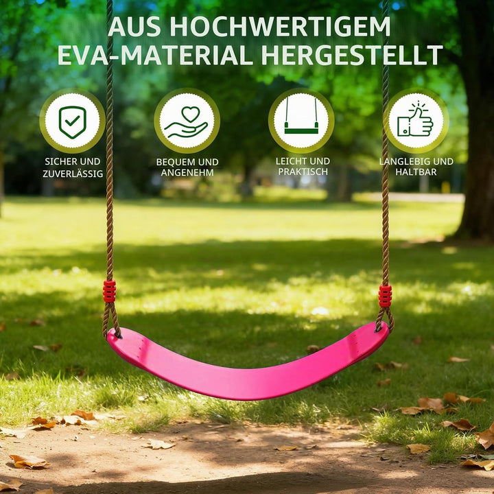 Extsud Elastischer Kinderschaukel Farbe Eva weichen Bord U-Schaukel Brettschaukel Schaukelsitz Schau