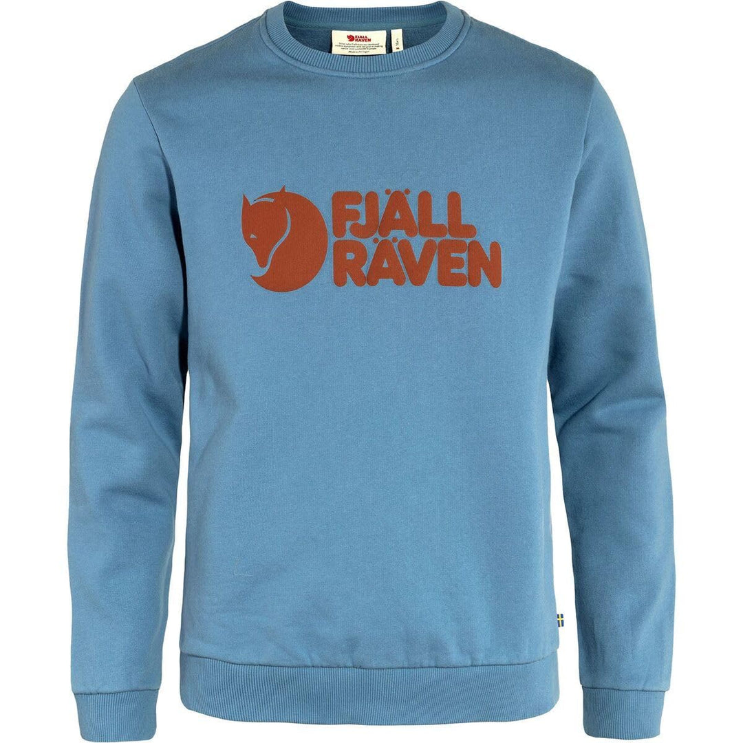 Fjällräven Herren Sweatshirt Logo Sweater, Blau (Dawn Blue)