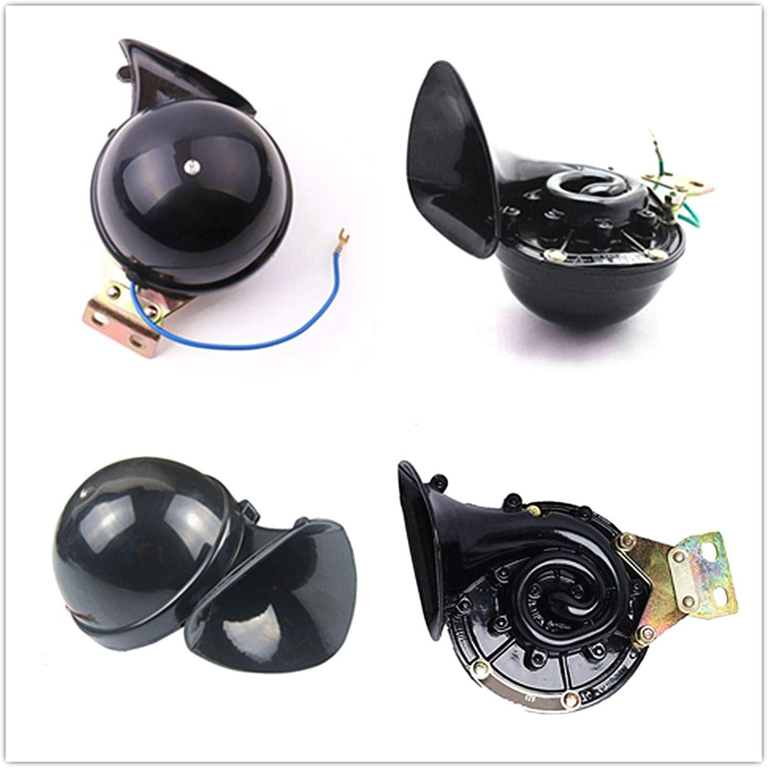 YIYIDA Autohupe Car Horn 165DB LKW Hupe Auto Elektrische Hupe Schwarz Elektrische Schnecke Hupe Laut