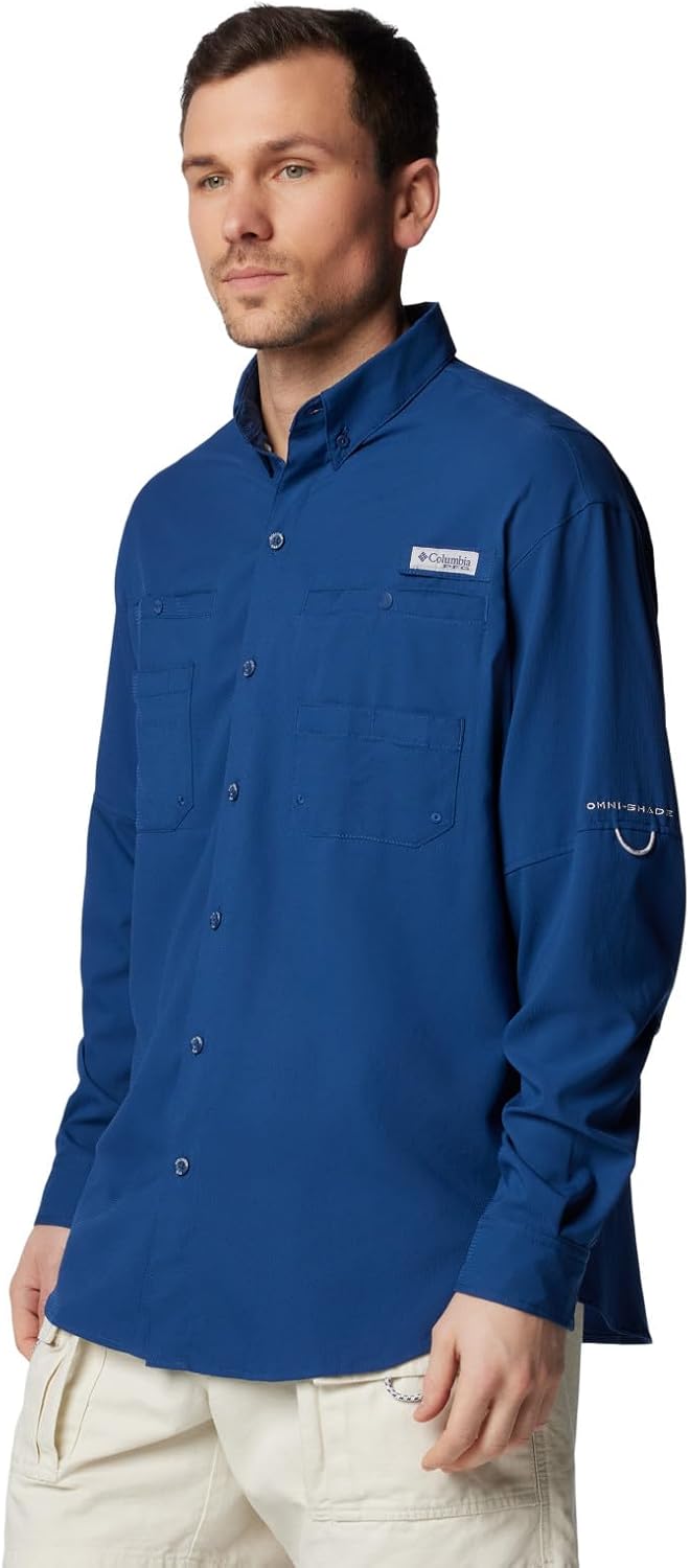 Columbia Herren Super Bonehead Classic Langarm Angelshirt XS Carbon, XS Carbon