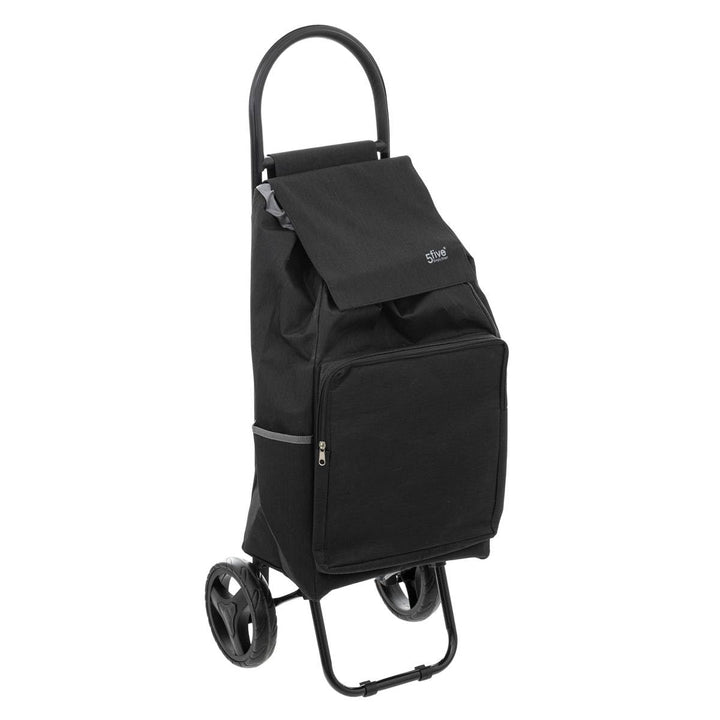 5 five simply smart 5five - einkaufswagen mit 2 rädern nomade metall schwarz cm Schwarz, cm Schwarz