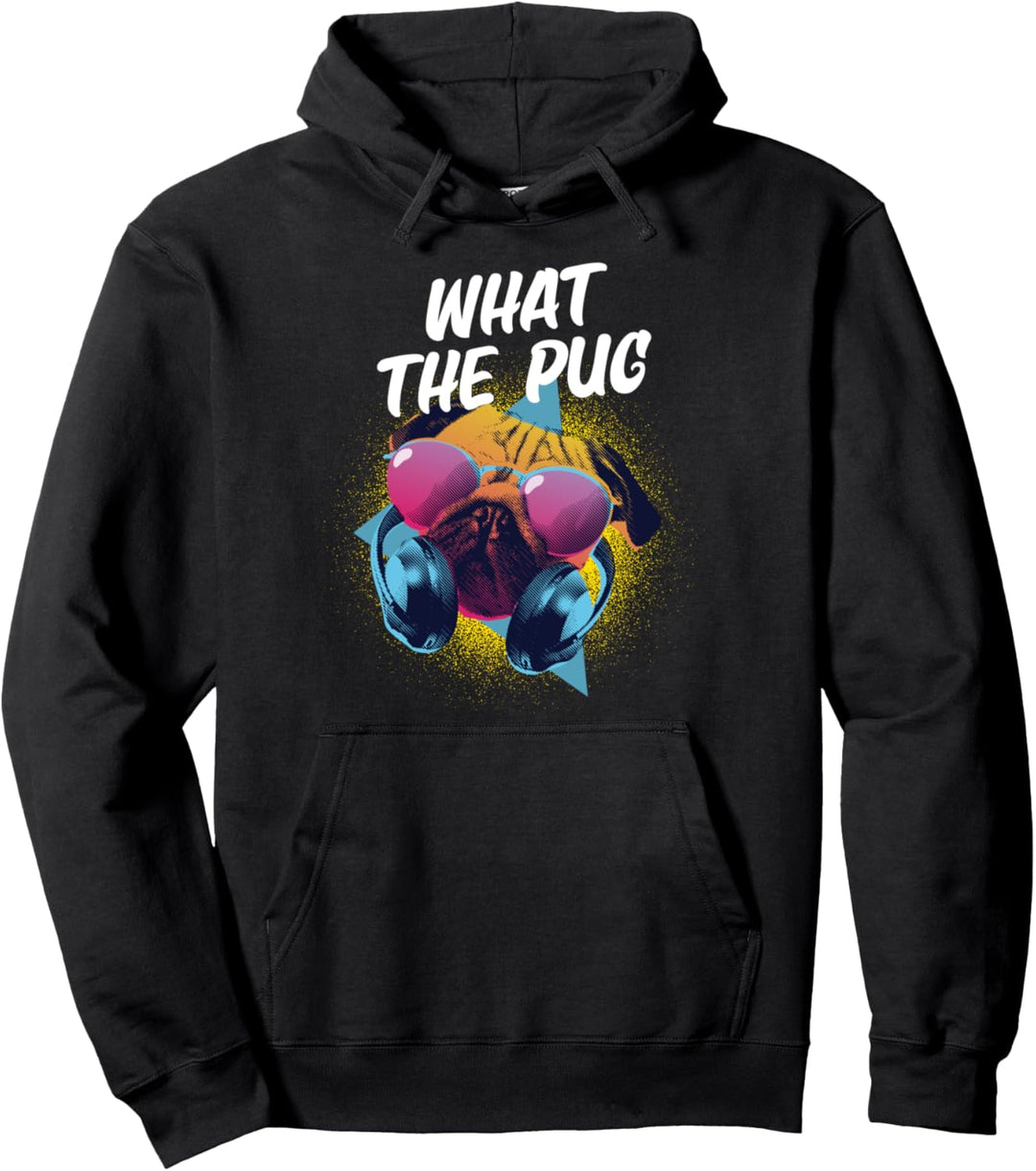 Mops-Besitzer - What the Pug - Lustiger Mops Pullover Hoodie
